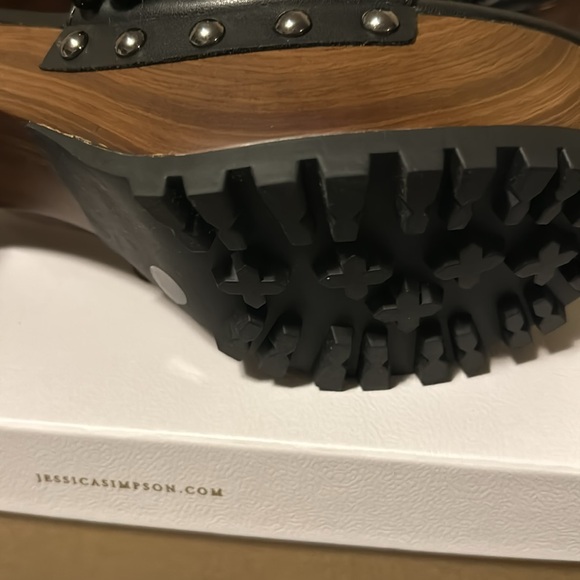 Jessica Simpson Telina2 Black Studded Pearl Slip On - Picture 2 of 7